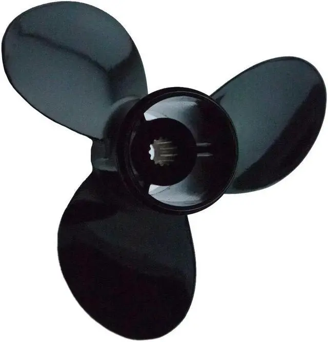 Alt view image 4 of 6 - Asaki 58100-95393-019 58100-88L30-019 Fits Suzuki Outboard 35 40 50 HP Propeller 3X11 5/8X12
