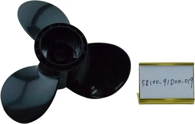 Alt view image 6 of 6 - Asaki 58100-91D00-019 Fits Suzuki Outboard 8 9.9 15 99 HP Propeller hélice 3X9 1/4X8
