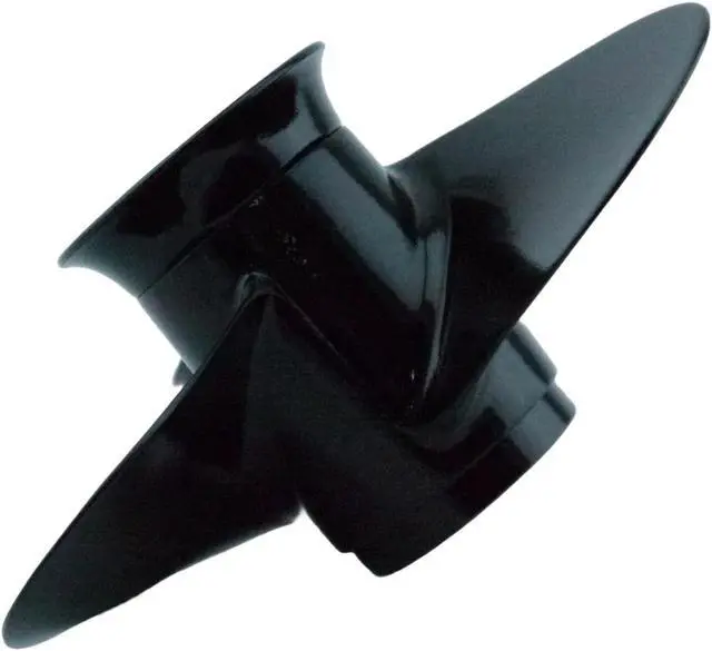Alt view image 3 of 6 - Asaki 58100-93703-019 Fits Suzuki Outboard DF9.9 DF15 DT15 Propeller hélice 3X9 1/4X7