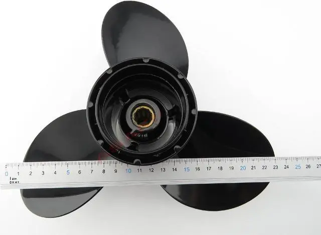 Alt view image 3 of 6 - Asaki 58100-96410-019 58110-96312-019 Fits Suzuki Outboard Motor 25 30 HP Propeller 3X10 1/4X10