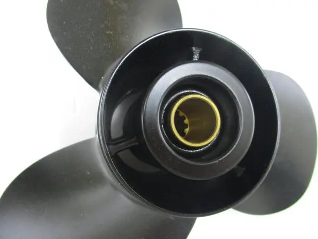 Alt view image 6 of 6 - Asaki 58100-96410-019 58110-96312-019 Fits Suzuki Outboard Motor 25 30 HP Propeller 3X10 1/4X10