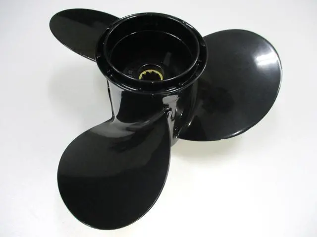 Alt view image 6 of 6 - Asaki 58100-96472-019 5032107 Fits Suzuki Outboard 25 30 HP Propeller 3X10 1/4X10