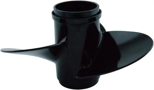 Alt view image 5 of 6 - Asaki 58100-94302-019 Fits Suzuki Outboard Motor 35 40 HP Propeller Black 11 1/2X9 Right
