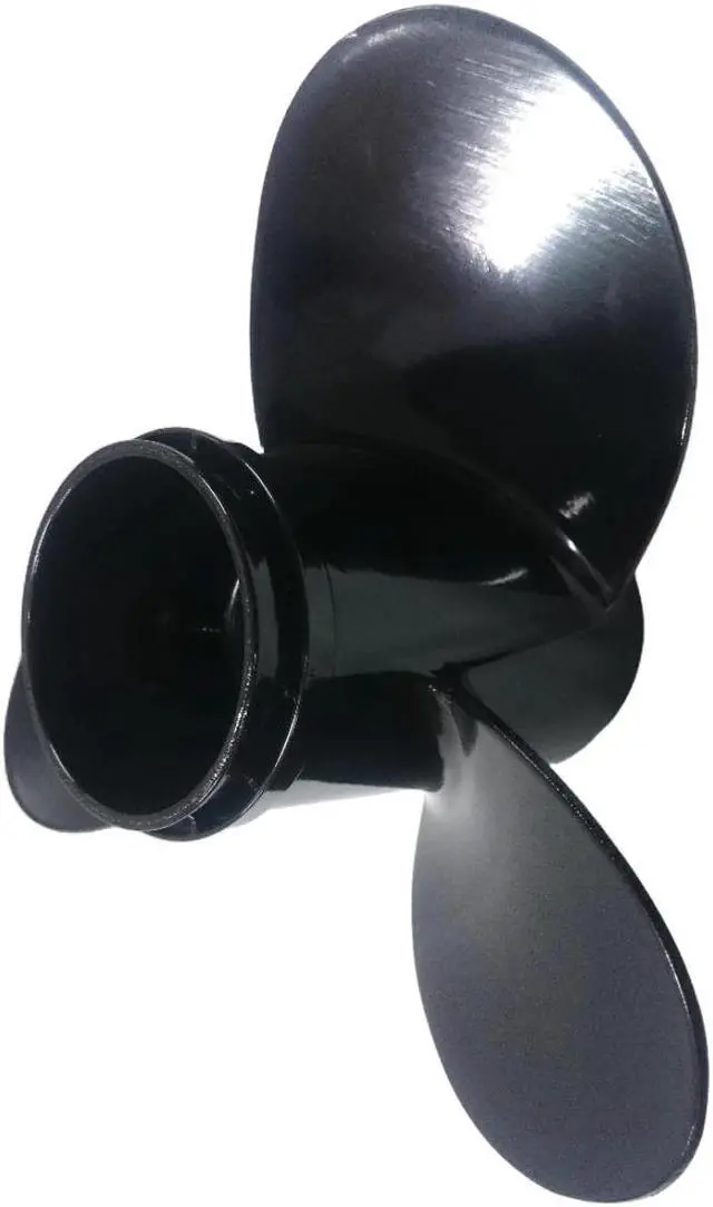 Alt view image 3 of 5 - Asaki 58100-95212-019 Fits Suzuki Outboard Motor 35 40 50 60 HP Propeller Black 11 1/2X10 Right