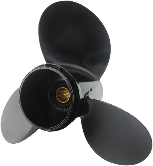Alt view image 2 of 5 - Asaki 58100-95353-019 Fits Suzuki Outboard 35 40 50 HP Propeller Black 11 3/8X14