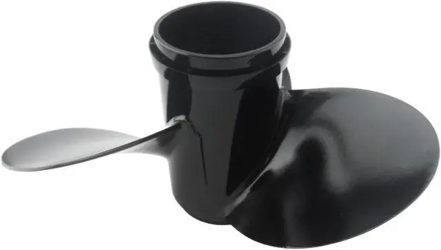 Alt view image 5 of 5 - Asaki 58100-95353-019 Fits Suzuki Outboard 35 40 50 HP Propeller Black 11 3/8X14