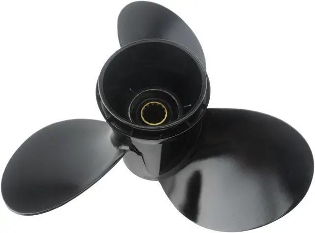 Alt view image 4 of 5 - Asaki 58100-95353-019 Fits Suzuki Outboard 35 40 50 HP Propeller Black 11 3/8X14