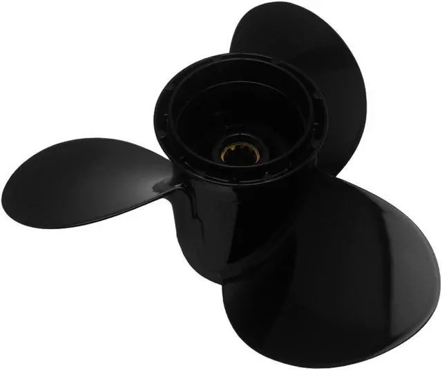 Alt view image 4 of 7 - Asaki 58100-96430-019 58100-96480-019 58100-96481-019 58110-96331-019 Fits Suzuki Outboard 25 30 HP Propeller 10 1/4X12