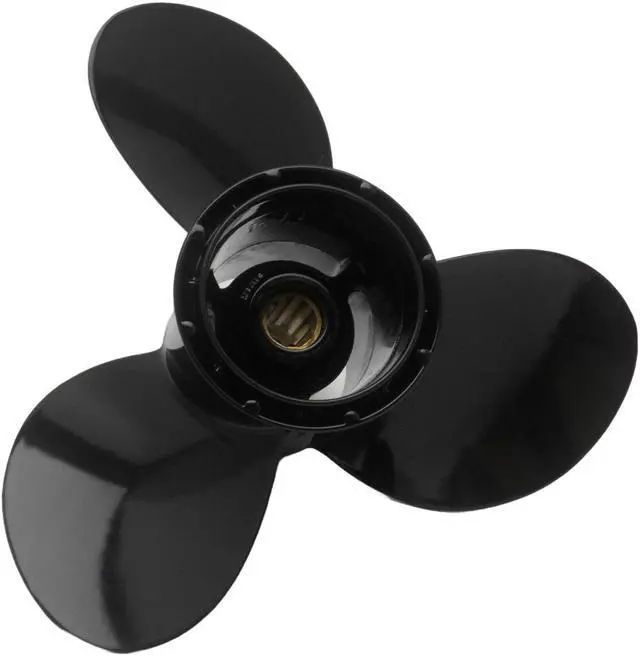 Alt view image 6 of 7 - Asaki 58100-96430-019 58100-96480-019 58100-96481-019 58110-96331-019 Fits Suzuki Outboard 25 30 HP Propeller 10 1/4X12