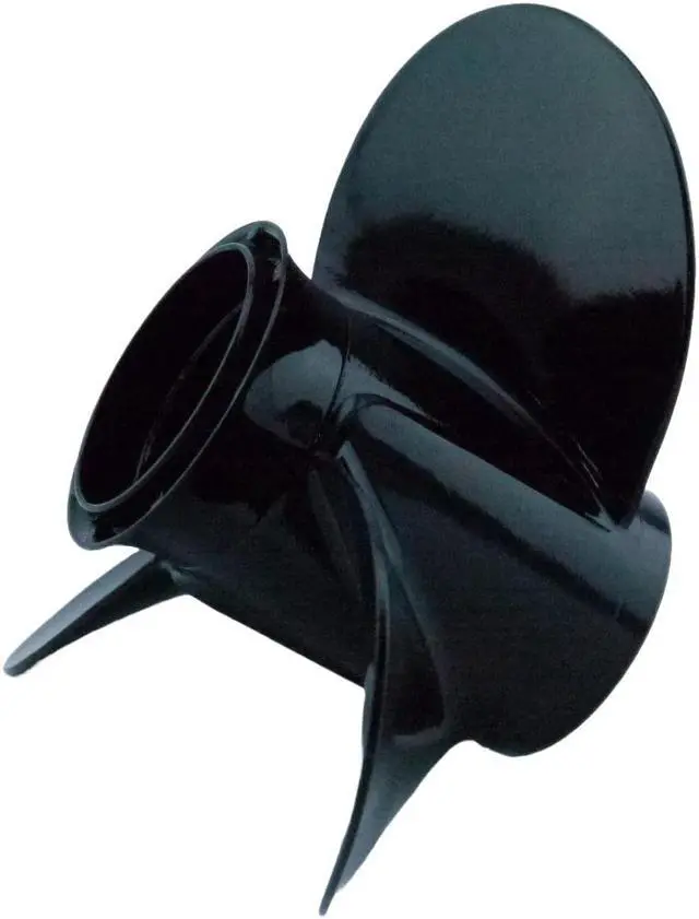 Alt view image 3 of 6 - Asaki 58100-96440-019 Fits Suzuki Outboard Motor 20 25 30 HP DT25C DT30C Propeller 3X10 1/4X13