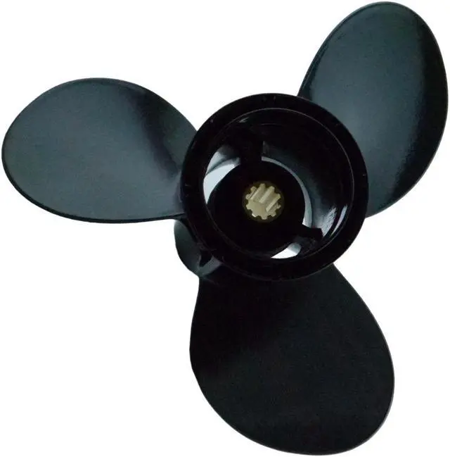 Alt view image 5 of 6 - Asaki 58100-96440-019 Fits Suzuki Outboard Motor 20 25 30 HP DT25C DT30C Propeller 3X10 1/4X13
