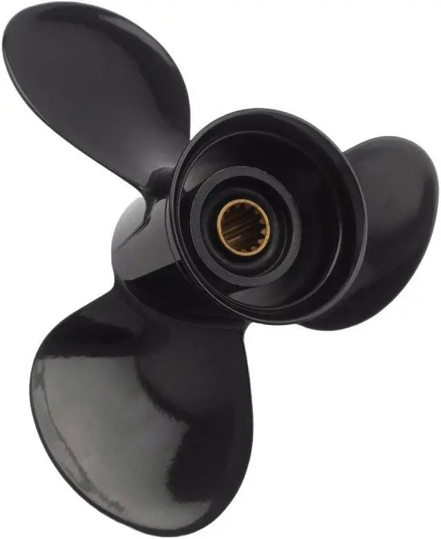 Alt view image 4 of 5 - Asaki 58130-ZV5-000ZA Fits Honda Outboard 35-50 HP Propeller hélice 3X11 1/8X13 Right