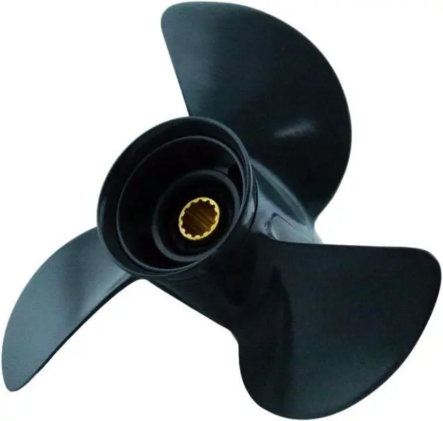 Alt view image 3 of 5 - Asaki 58130-ZV5-850ZA Fits Honda Outboard 35-50 HP Propeller  3X11 1/2X12 Right
