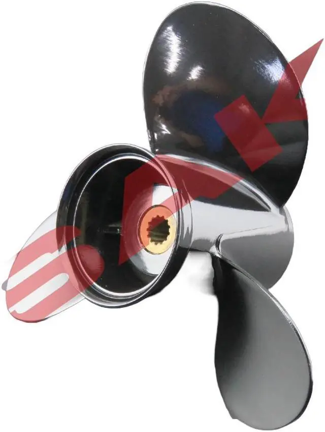 Alt view image 4 of 4 - Asaki 58100-94512-019 Fits Suzuki Outboard Motor 75-140 HP Propeller Right 13 1/4X17