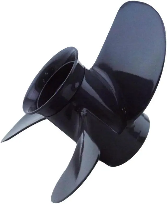 Alt view image 4 of 7 - Asaki 58130-ZV7-860ZB Fits Honda Outboard Motor 25 30 HP Propeller Right 10X8 1/4