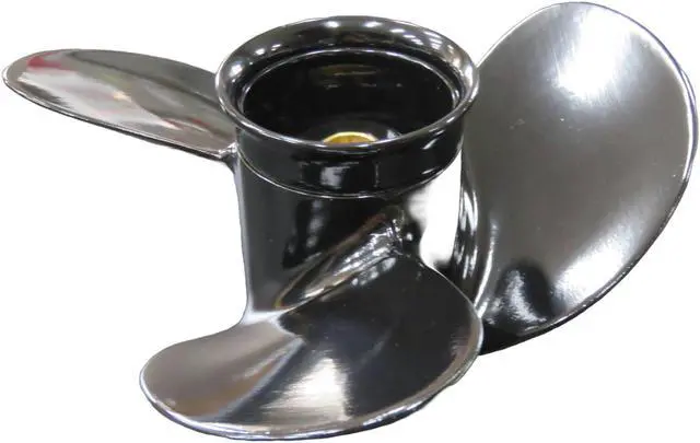 Alt view image 6 of 6 - Asaki 3B2-64513-0 Fits Tohatsu Nissan Outboard Propeller Hélice Right 3X8.5X6.5 Right Aluminum