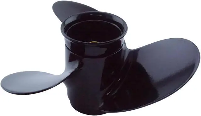 Alt view image 3 of 6 - Asaki 3B2-64515-0  Fits Tohatsu Nissan Outboard 6 8 9.8 HP Aluminum Propeller Right 3X8.5X7.5