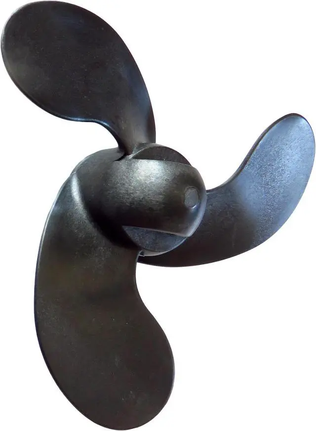 Alt view image 3 of 7 - Asaki 3F0-64101-0 3F0641010M  Fits Tohatsu Nissan 2 2.5 3.5 HP Propeller 3X7.4X7 Right