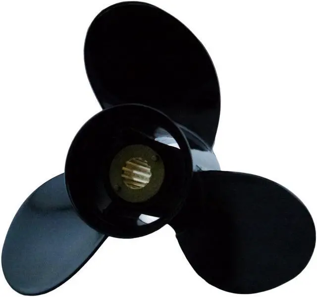 Alt view image 4 of 7 - Asaki 48-73134A40 Fits Mercury Outboard 25-70 HP Propeller hélice 3X10 5/8X12 Right