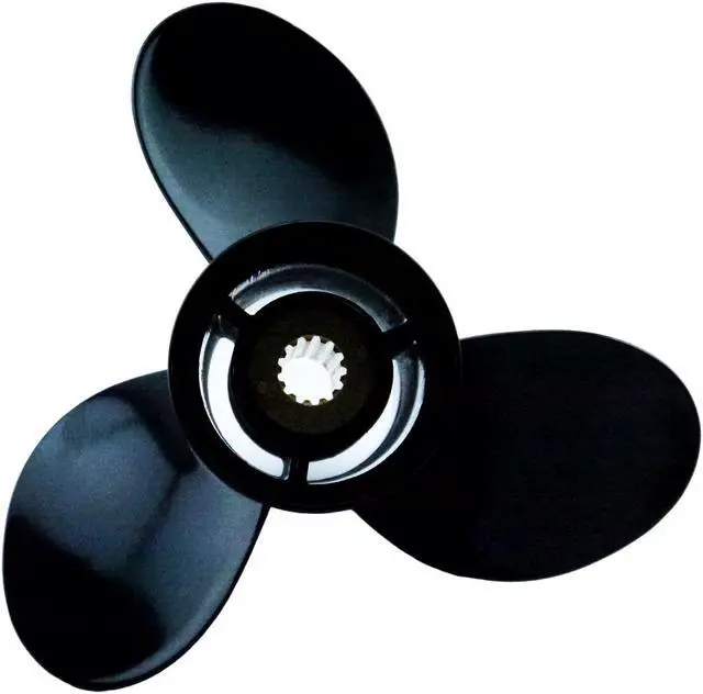 Alt view image 3 of 6 - Asaki 48-73136A40 73136A40 Fits Mercury Outboard 25-70 HP Propeller hélice New 3X10 3/8X13