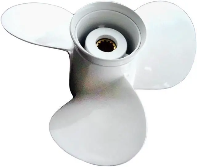 Alt view image 2 of 5 - Asaki 361-64109-0 Fits Tohatsu Nissan Outboard Motor 35-50 HP M40D Propeller 3X11 5/8X10 Right
