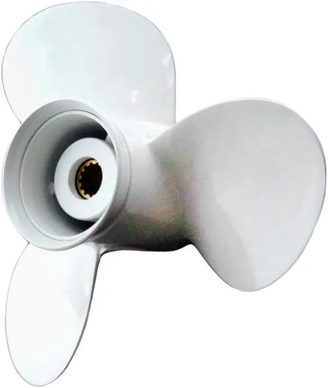Alt view image 3 of 5 - Asaki 361-64109-0 Fits Tohatsu Nissan Outboard Motor 35-50 HP M40D Propeller 3X11 5/8X10 Right