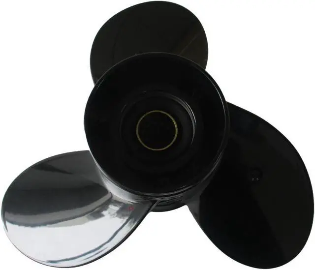 Main image of Asaki 361-64113-0 Fits Tohatsu Nissan Outboard 35 40 50 HP Propeller 3X11.6X11 Black