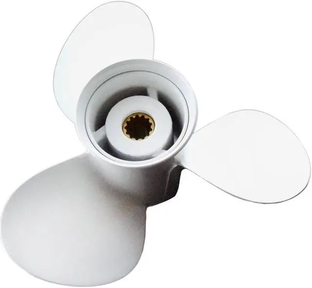 Alt view image 5 of 5 - Asaki 361-64114-0 Fits Tohatsu Nissan Outboard 35 40 50 HP Propeller 11 3/8X12 Right