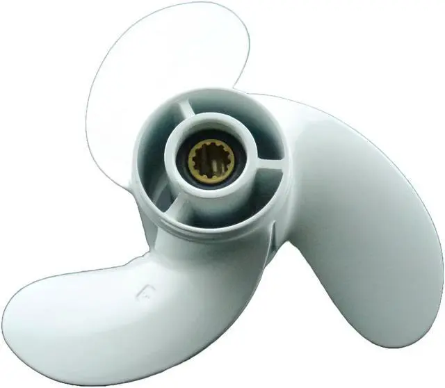 Main image of Asaki 369-64518-1 Fits Tohatsu Nissan Outboard 4/5/6 HP Propeller  3X7.9X9 Right