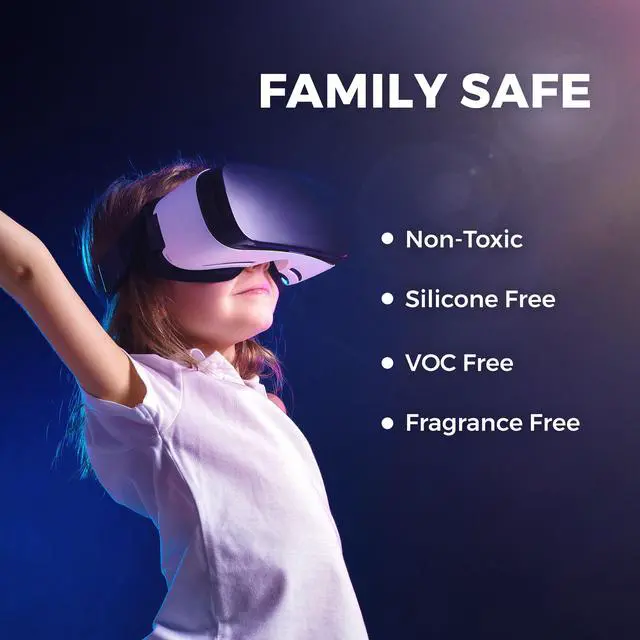 Alt view image 6 of 7 - UltraVue VR Cleaning Set - Virtual And Augmented Reality Headset Cleaning Kit - Includes VR Cleaner Gel Sprays, Microfiber Cloths, Anti Fog Drop Treatments, Brush and Air Bladder With Precision Nozzle