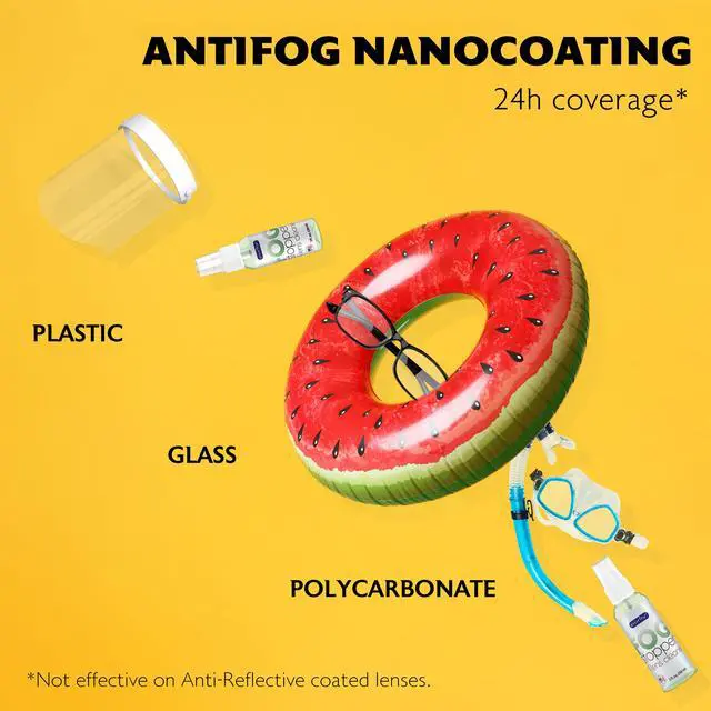 Alt view image 4 of 7 - Purity Fog Stopper and Lens Cleaner Kit (For Non-AR Coated Lenses) - 1 x 8oz and 1 x 2oz Anti Fog Spray + 2 Microfiber Cleaning Cloths - Fog Blocker and Anti-Static Glass and Lens Cleaning Spray