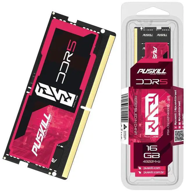 Alt view image 5 of 5 - PUSKILL Memoria Ram DDR5 16GB 5600MHz 1.1V 262-Pin Notebook Laptop SO-DIMM Memory
