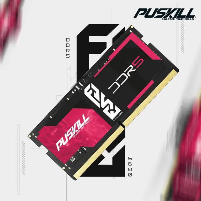 Alt view image 3 of 5 - PUSKILL Memoria Ram DDR5 16GB 5600MHz 1.1V 262-Pin Notebook Laptop SO-DIMM Memory