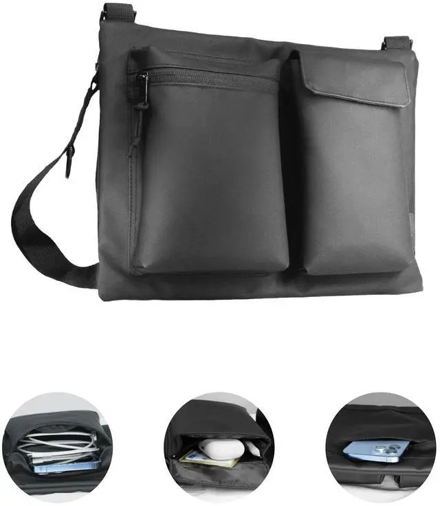 Main image of EIP 9-11 Inch Tablet Sleeve Bag with Shoulder Strap for iPad (A16) 11/10/9/8 Gen, Air 11M3/M2/5/4th, Pro 11M4/4/3, Pixel Tablet 11", Fire max 11/HD 10, Kindle Scribe, Tab S10/S9 11", Surface Go 4