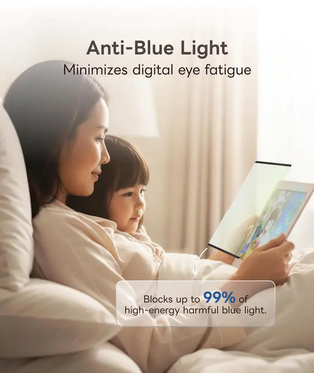 Alt view image 7 of 7 - EIP Detachable Paper-feel Screen Protector for iPad Air 13" M3/M2, Anti-Blue Light