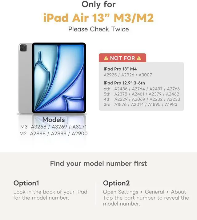 Alt view image 2 of 7 - EIP Detachable Paper-feel Screen Protector for iPad Air 13" M3/M2, Anti-Blue Light