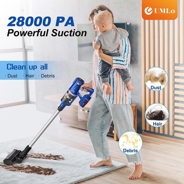 UMLo Cordless Vacuum Cleaner, 6-in-1 Ultra-Lightweight Stick