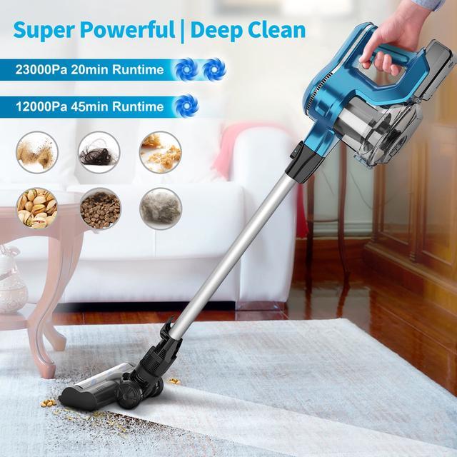 Inse 6-in-1 Cordless Vacuum Cleaner with 250W Brushless Motor 23Kpa Stick Vacuum