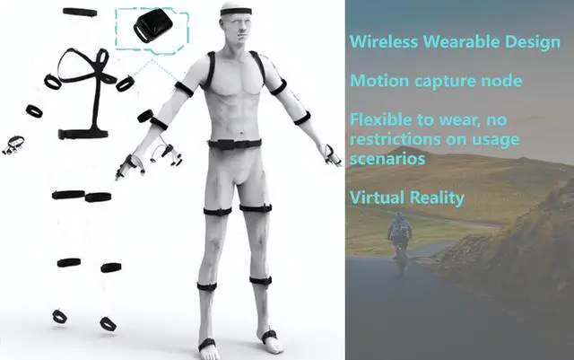 Alt view image 4 of 6 - 9-Axis Triple-Axis Accelerometer/Motion sensor tag Bluetooth 5.0 BLE Beacon Motion Capture suit