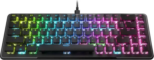 Alt view image 2 of 3 - ROCCAT - Vulcan II Mini  65% Wired Gaming Keyboard With Customizable AIMO RGB Illumination - Black