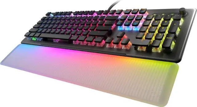 Alt view image 3 of 4 - ROCCAT - Vulcan II Max Full-size Wired Keyboard with Optical Titan Switch, RGB Lighting, Aluminum Top Plate and Palm Rest - Black
