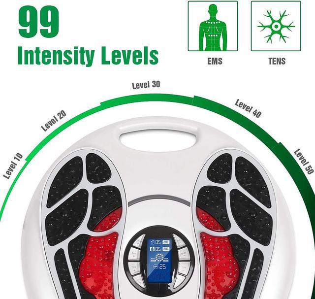 Foot Massager Legs Blood Circulation Tens EMS Pulse Pain Relief Machine 