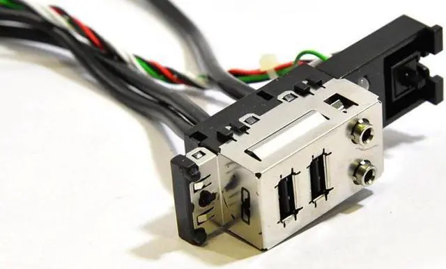 Alt view image 3 of 3 - HP 442801-001 USB AUDIO I/O PANEL/BOARD W/CABLES DC7900