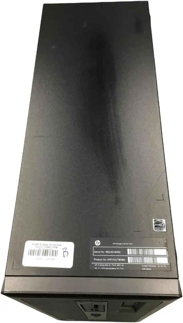 Alt view image 3 of 4 - HP ProDesk 600 G1 Tower i3-4160 3.60GHZ 8GB 500GB HDD WIFI Win 10 Pro