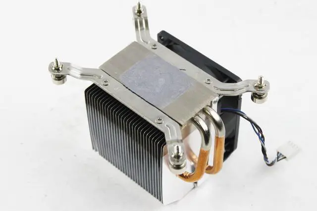 Alt view image 3 of 4 - Genuine HP ProDesk SFF 600 800 G1 4-Pin CPU Heatsink & Fan 711578-002