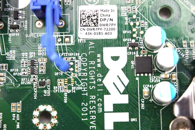 Alt view image 2 of 3 - Genuine Dell Optiplex 7010 SFF System Motherboard LGA 155X 0WR7PY WR7PY