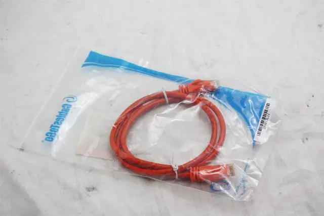 Alt view image 3 of 3 - Cables To Go Cat6 RJ45 M/M Patch Cable NEW 3Ft Orange Snagless 27891