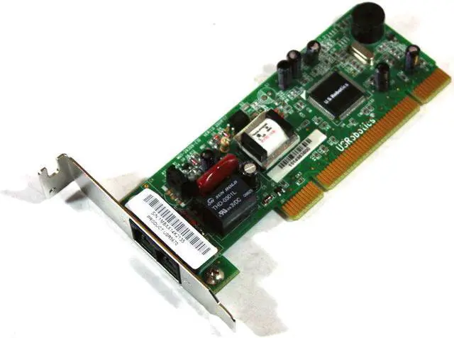 Alt view image 3 of 3 - Genuine USRobotic V.92 PCI Software Faxmodem Low Profile USR5670