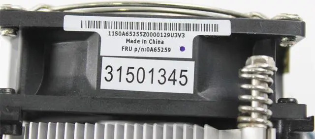 Alt view image 2 of 5 - IBM Lenovo ThinkCentre M82 Desktop CPU Cooling Fan & Heatsink 03T6579