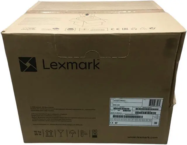 Alt view image 2 of 2 - Lexmark MS421DW Monochrome Duplex Laser Printer 36S0220